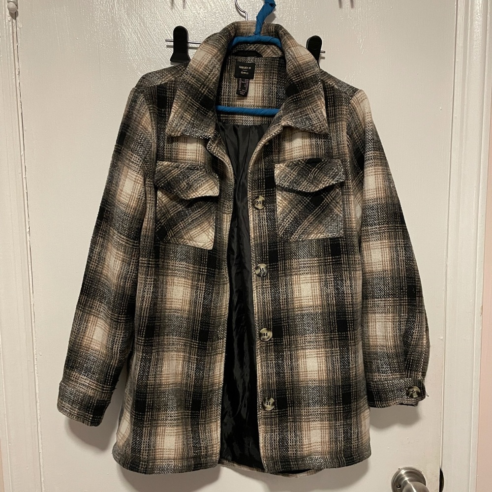 Plaid fall jacket